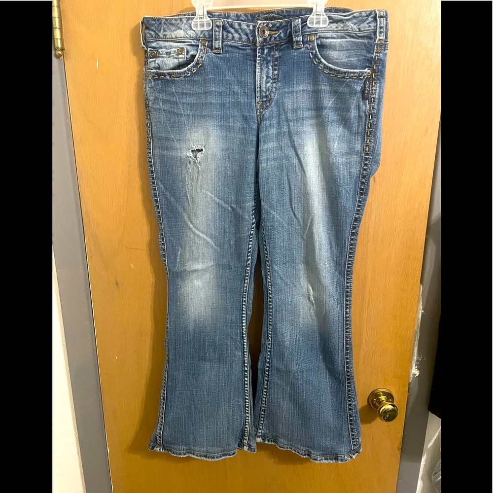 Silver jeans Frances flare jeans size 14/33